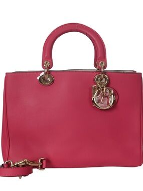 ♥️Dior Diorissimo Pink Lady Dior Smooth Leather Tote♥️